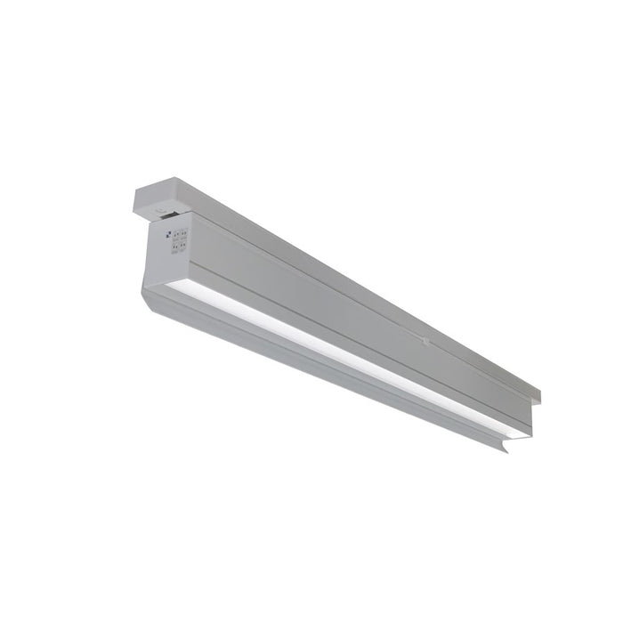 Nora 2-Ft Visor For T-Line Linear LED Track Head, Silver - NTE-LIN2VISS