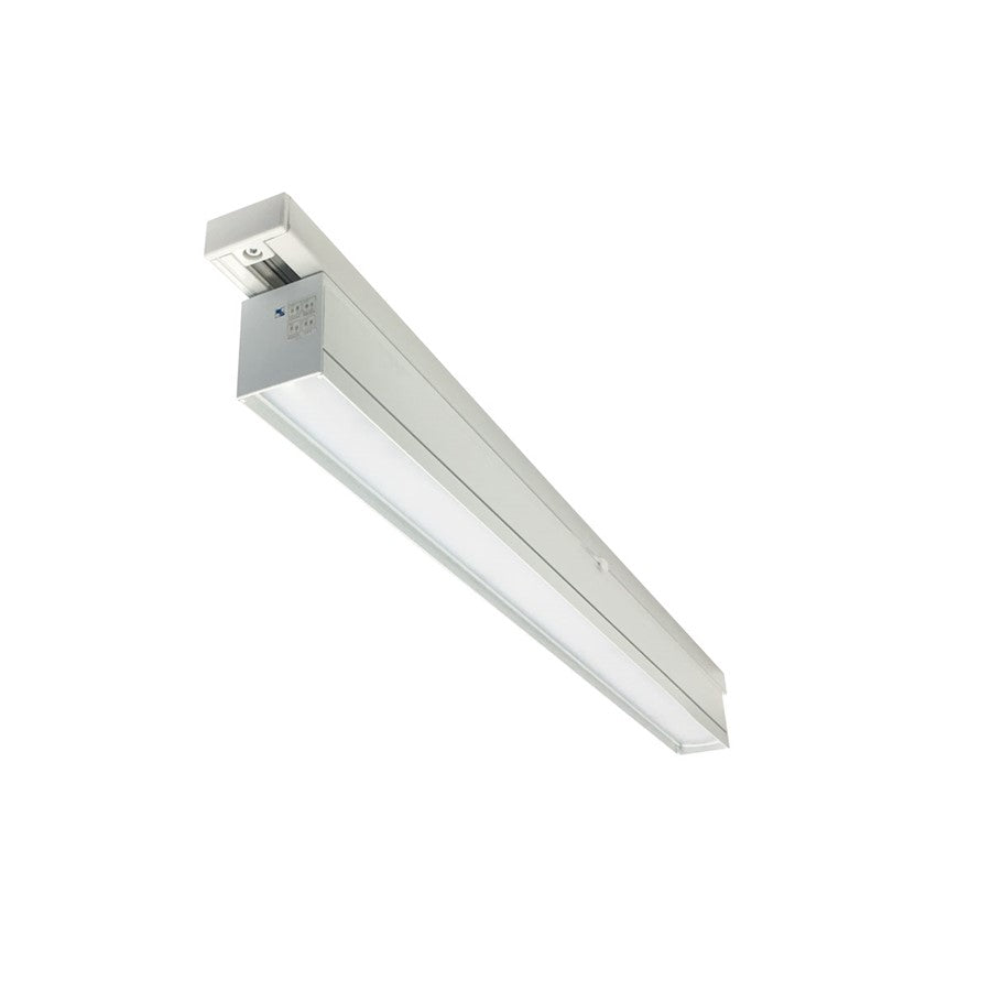 Nora 4-Ft T-Line Linear LED Track Head, 3200Lm/38W/White - NTE-LIN4TWW