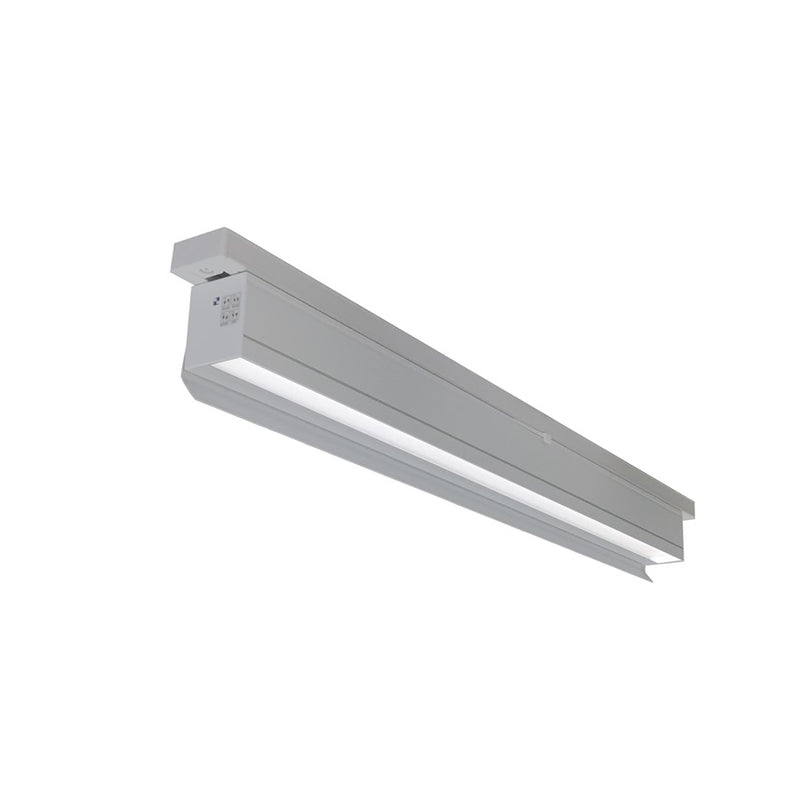 Nora 4-Ft Visor For T-Line Linear LED Track Head, Silver - NTE-LIN4VISS