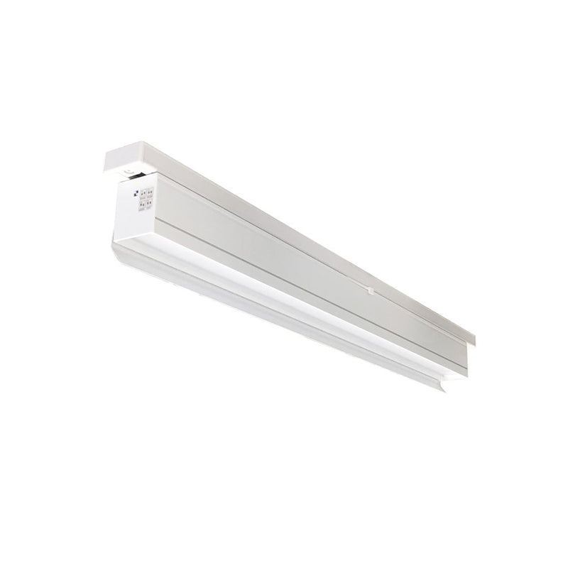 Nora Lighting 4-Ft Visor For T-Line Linear LED Track Head, White - NTE-LIN4VISW