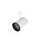 Nora Lighting R20/Par20 Flatback White Cylinder/Black Baffle, White - NTH-101W-A