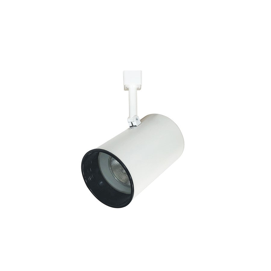 Nora Lighting R20/Par20 Flatback White Cylinder/Black Baffle, White - NTH-101W-A