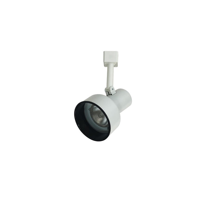 Nora Lighting R20/Par20 White Step Cylinder/Black Baffle, White - NTH-103W-A