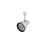 Nora Lighting Step Cyl Par30 Wht, Blk Baffle, White - NTH-104W-A