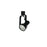 Nora Lighting Front Loading Gimbal Par20 Blk, Black - NTH-146B