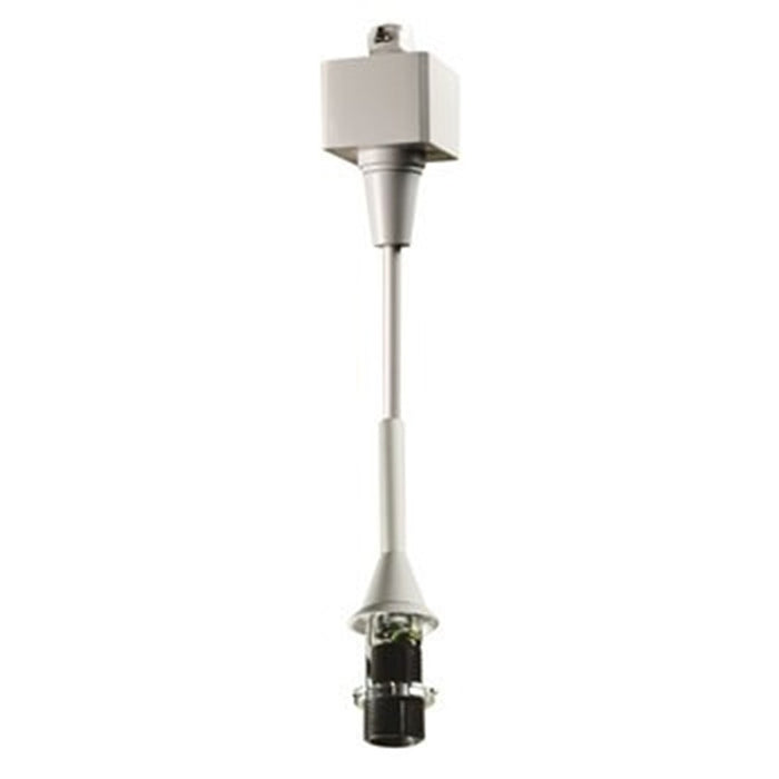 Nora Track Mted Pendant Cord, 8'-6", Candelabra Base, 60W Max, Silver - NTH-160S