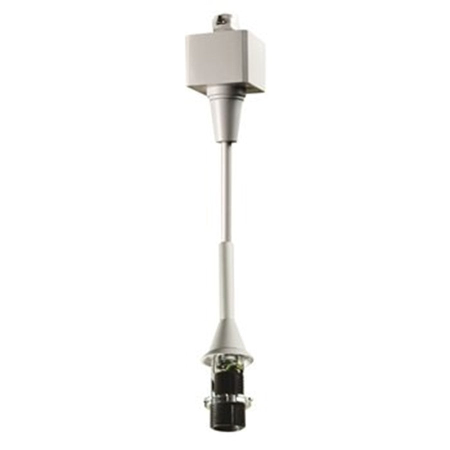 Nora Track Mted Pendant Cord, 8'-6", Candelabra Base, 60W Max, Silver - NTH-160S