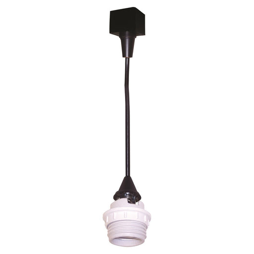 Nora Track Mted Line Voltage Pendant Cord, 8'-6" Length, 100W Max, BK - NTH-161B