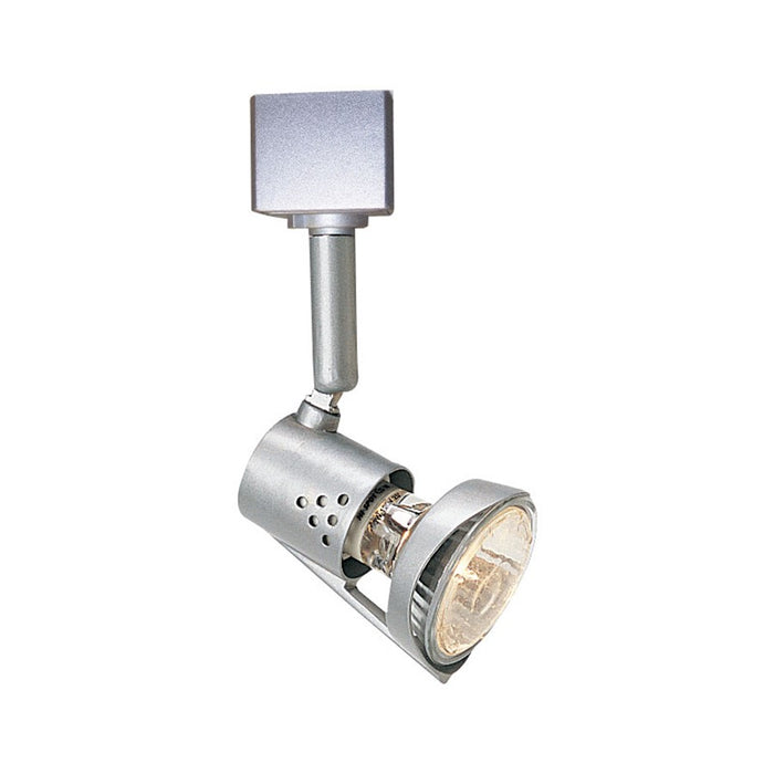 Nora Italia Track Head, Line Voltage, Mr16 Gu10, J-Style, Silver - NTH-618S-J