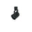 Nora Lighting Mini Baffle Round Back Cylinder Track Head, Mr16, Black - NTH-694B