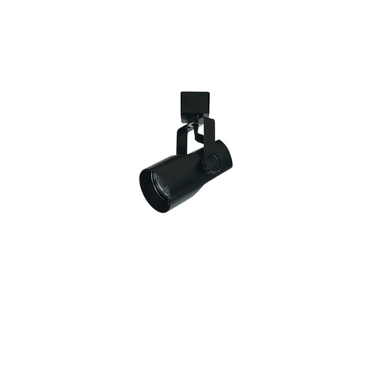 Nora Lighting Telescope Track Head, Line Voltage, Mr16 Gu10, Black - NTH-695B