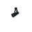 Nora Lighting Telescope Track Head, Line Voltage, Mr16 Gu10, Black - NTH-695B