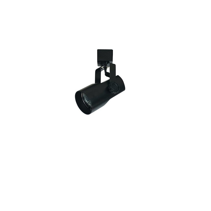 Nora Lighting Telescope Track Head, Line Voltage, Mr16 Gu10, Black - NTH-695B