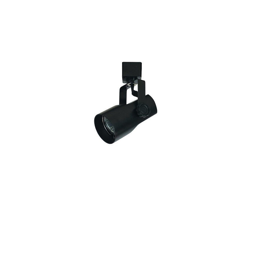 Nora Lighting Telescope Track Head, Line Voltage, Mr16 Gu10, Black - NTH-695B