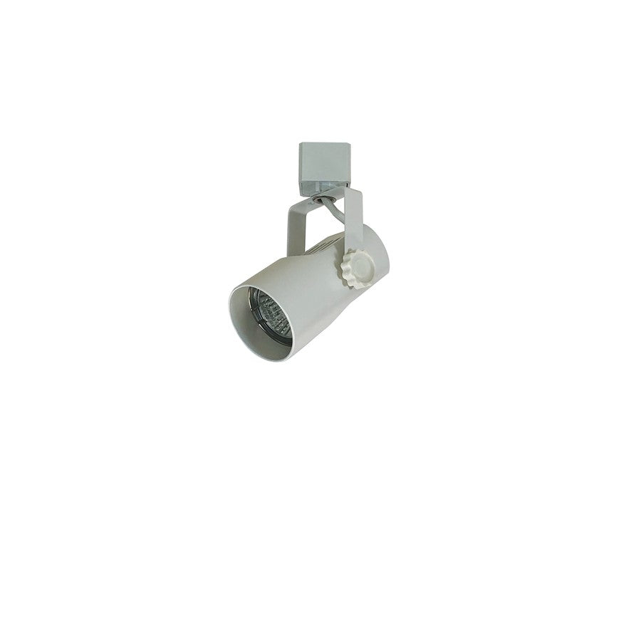 Nora Lighting Telescope Track Head, Line Voltage, Mr16 Gu10, White - NTH-695W