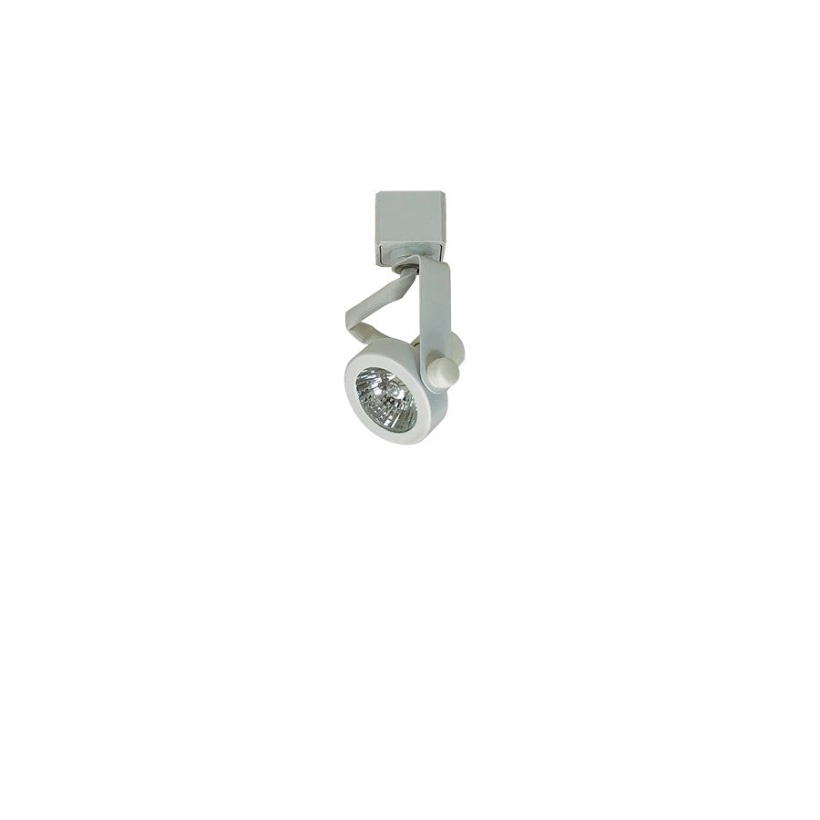 Nora Lighting Gimbal Ring Track Head, Line Voltage, Mr16 Gu10, White - NTH-697W