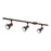 Nora 4-ft Track Pack (3) Step Cyl PAR30 Track Heads, Brz - NTL-150BZ