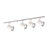 Nora 4-ft Track Pack (4) Rnd Back Cyl PAR30 Track Heads, Wht - NTL-156-4H