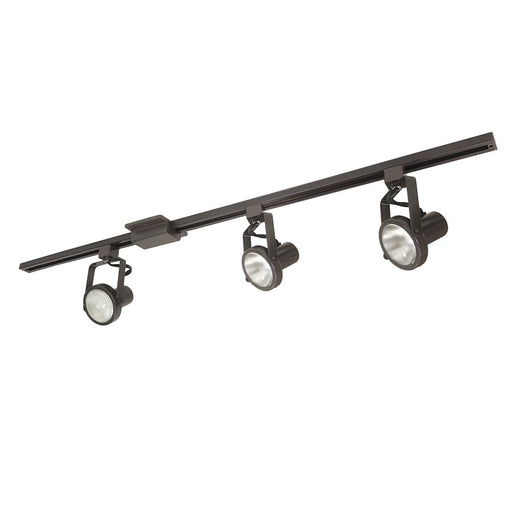 Nora 4-ft Track Pack (3) Gimbal Ring PAR30 Track Heads, Brz - NTL-158BZ