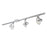 Nora 4-ft Track Pack (3) Gimbal Ring PAR30 Track Heads, Slvr - NTL-158S