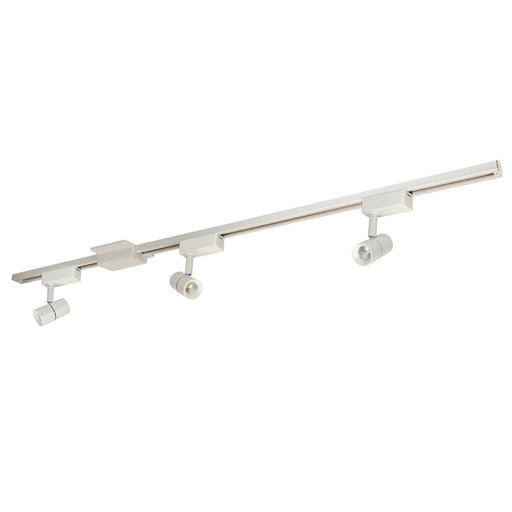 Nora 4-ft Track Pack (3) Aiden LED Track Heads, 2700K, Wht - NTLE-850927W