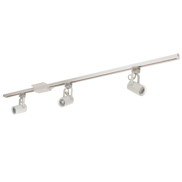 Nora 4-ft Track Pack (3) MAY LED Track Heads, 3000K, Wht - NTLE-860L93010W