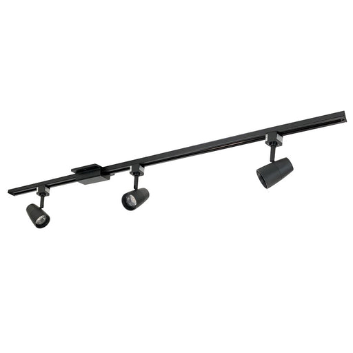 Nora 4-ft Track Pack (3) MAC LED Track Heads, 3000K, Blk - NTLE-870930B