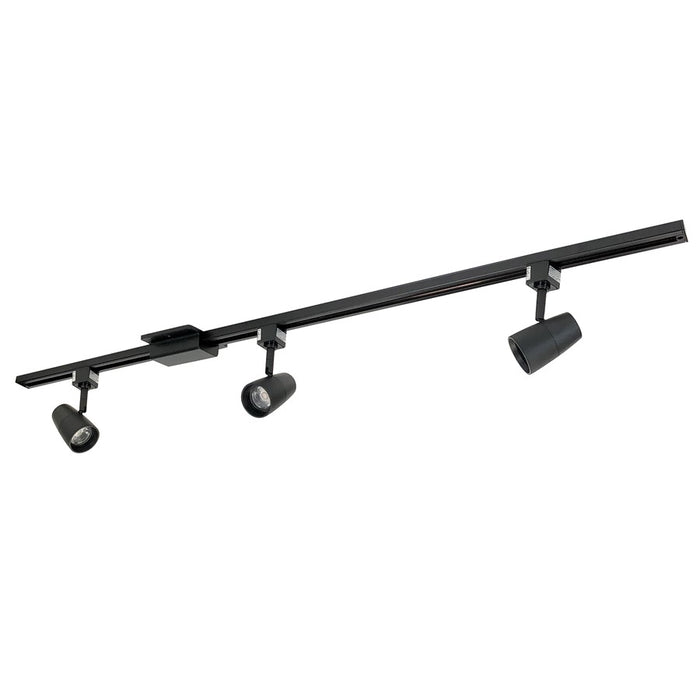 Nora 4-ft Track Pack (3) MAC LED Track Heads, 3000K, Blk - NTLE-870930B