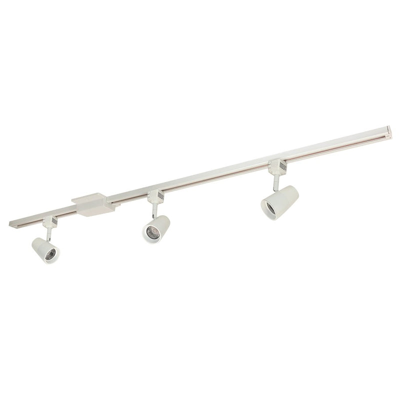 Nora 4-ft Track Pack (3) MAC LED Track Heads, 4000K, Wht - NTLE-870940W