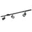 Nora 4-ft Track Pack (3) MAC XL LED Track Heads, 4000K, Blk - NTLE-875940B