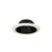 Nora 6" Br/Par30 Stepped Baffle/Regular/Oversize Plastic Ring, BK/WH - NTM-30-2R