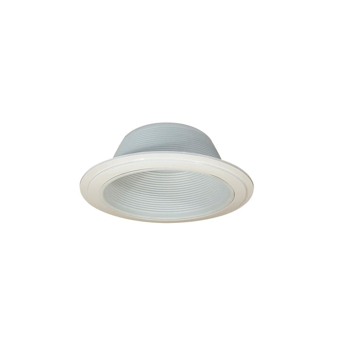 Nora 6" Br/Par30 Stepped Baffle/Regular/Oversize Plastic Rings, WH - NTM-31-2R
