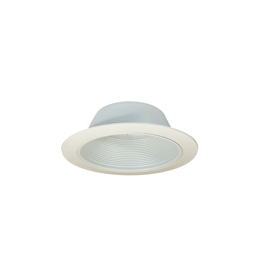 Nora 6" BR/PAR30 Stepped Bfl w/Plstc Oversized Ring, Wht - NTM-31OV