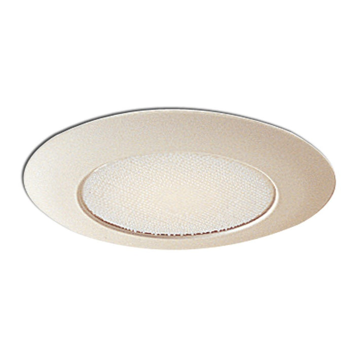 Nora Lighting 6" Albalite Lens/Metal Trim/Bracket, White - NTM-322W