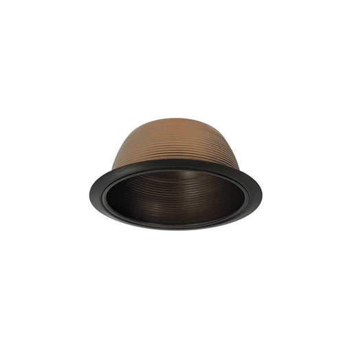 Nora Lighting 6" BR/PAR30 Stepped Baffle w/ Metal Ring, Bronze, - NTM-34BZ
