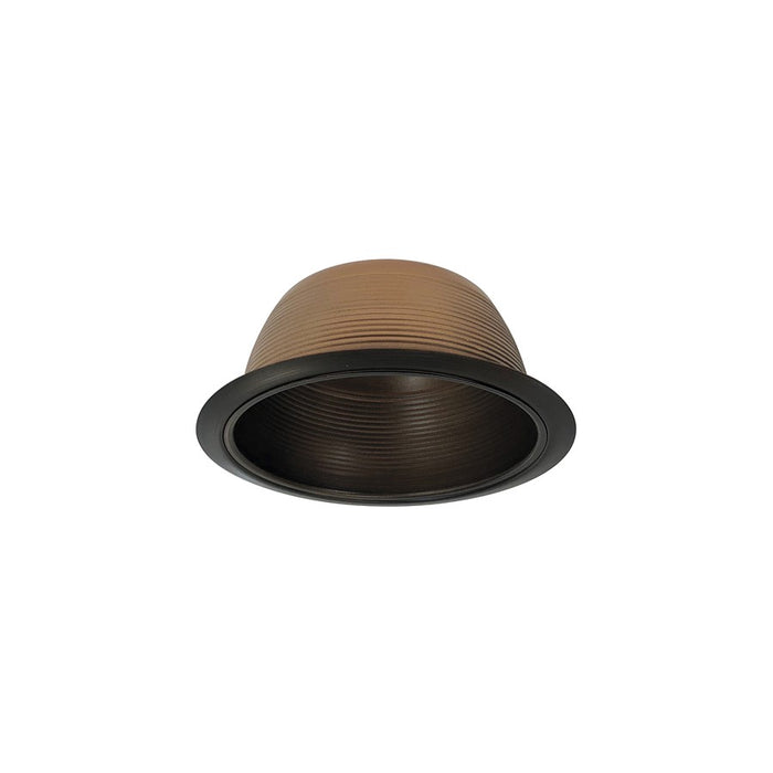 Nora Lighting 6" BR/PAR30 Stepped Baffle w/ Metal Ring, Bronze, - NTM-34BZ