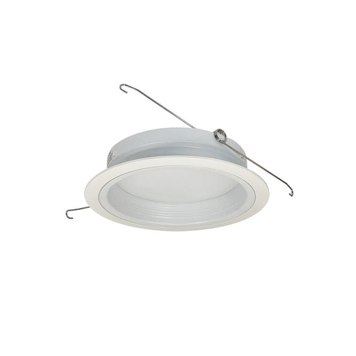 Nora Lighting 6" Regressed Albalite Lens/Baffle/Plastic Ring, White - NTM-42W