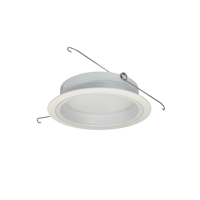 Nora Lighting 6" Regressed Albalite Lens/Baffle/Plastic Ring, White - NTM-42W