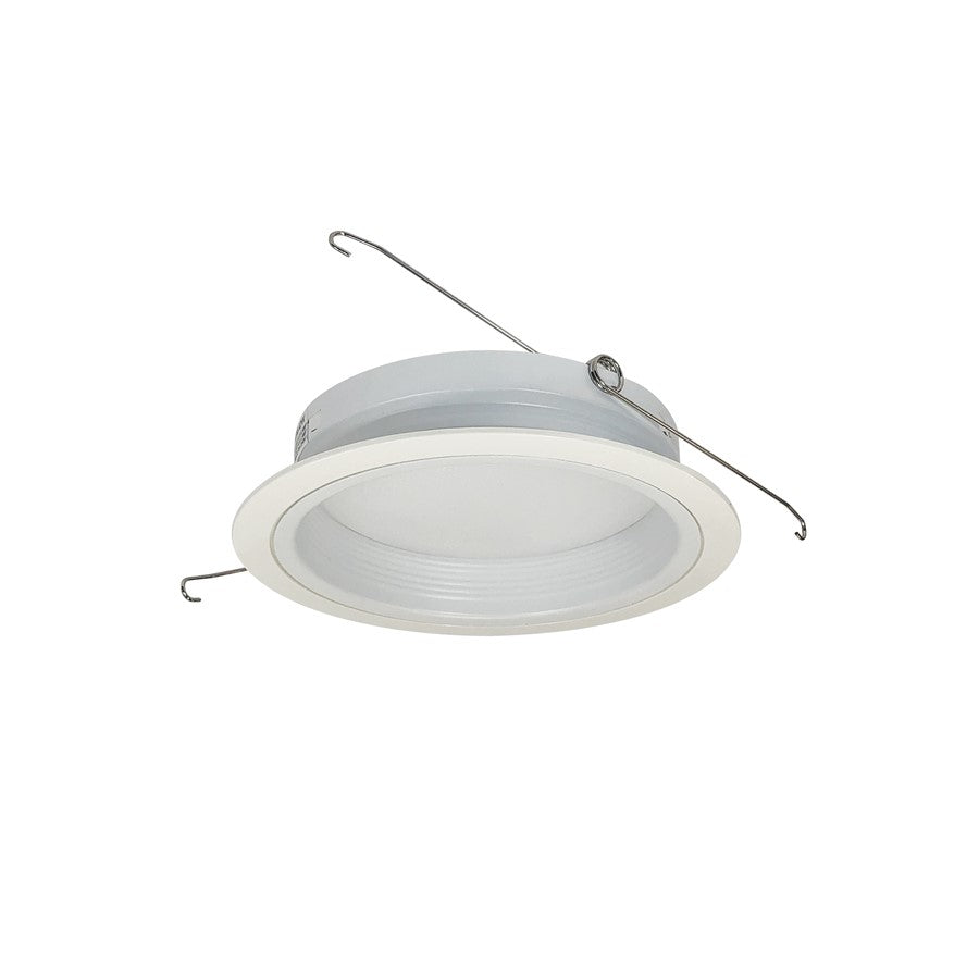 Nora Lighting 6" Regressed Albalite Lens/Baffle/Plastic Ring, White - NTM-42W