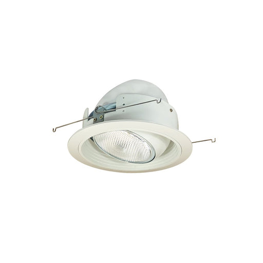 Nora Lighting 6" Stepped Baffle/Regressed Eyeball, White - NTM-49