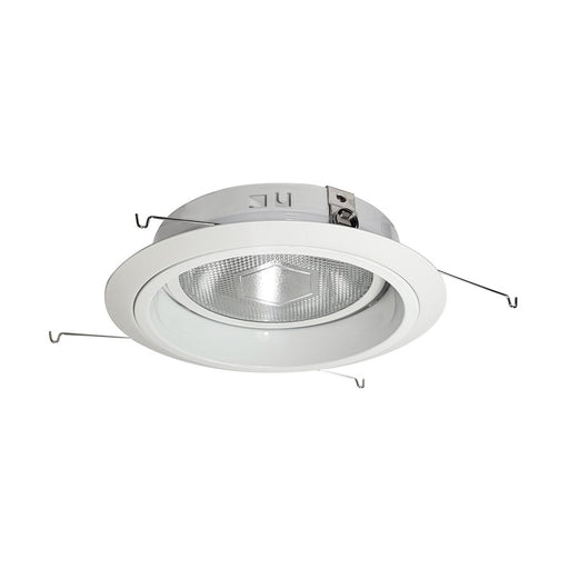 Nora Lighting 6" Par38 Specular Reflector/Rivet/Gimbal Ring, White - NTM-57W-M1