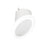 Nora 6" Super Sloped Baffle Trim, White Baffle/White Flange - NTM-617-45W