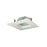 Nora Lighting 6" Square Regressed Reflector Trim, White - NTM-6857WW