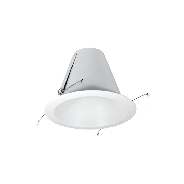 Nora Lighting 6" Air-Tight Galvanized Iron Cone Reflector, White - NTM-710WAL