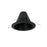 Nora 6" Air-Tight Galvanized Iron Baffle Cone/Flange, Black - NTM-713BBAL