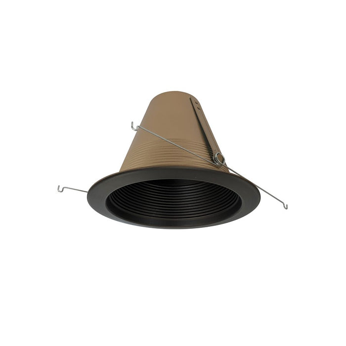 Nora Lighting 6" Air-Tight Aluminum Baffle Cone/Flange, Bronze - NTM-713BZ