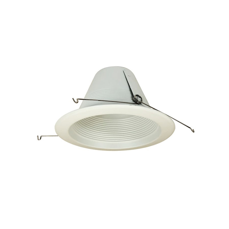 Nora Lighting 6" Air-Tight Aluminum Shallow Baffle Cone, White - NTM-716WAL