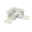 Nora L Connector For Recessed Track, 1 Or 2 Circuit Track, White - NTRT-13W