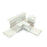 Nora T Connector For Recessed Track, 1 Or 2 Circuit Track, White - NTRT-14W