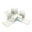 Nora X Connector For Recessed Track, 1 Or 2 Circuit Track, White - NTRT-15W